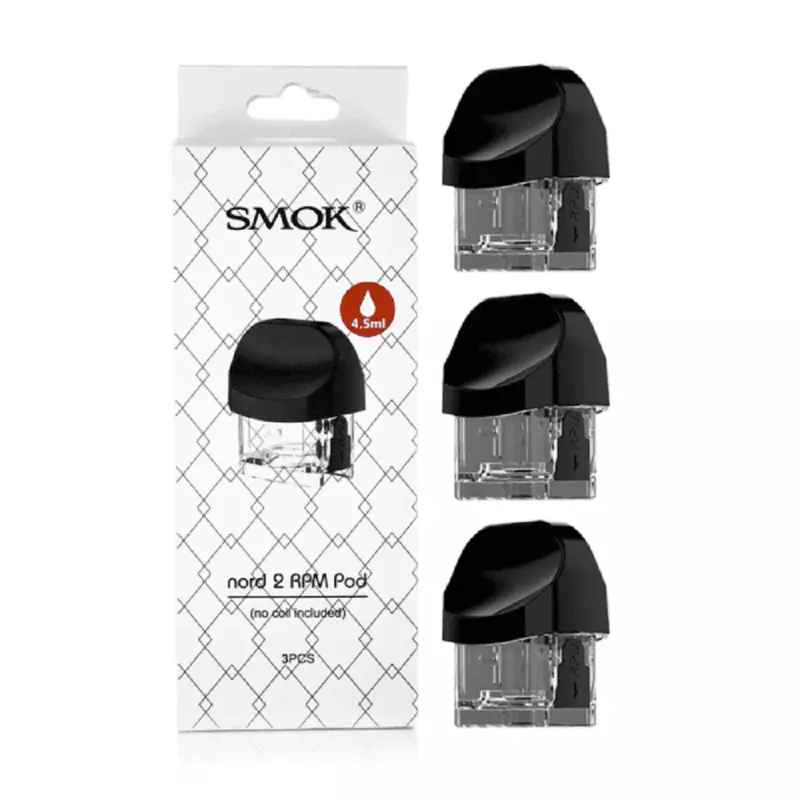  SMOK Nord 2 4.5ML Refillable Replacement Pod - Pack of 3 (MSRP  $6.00)
