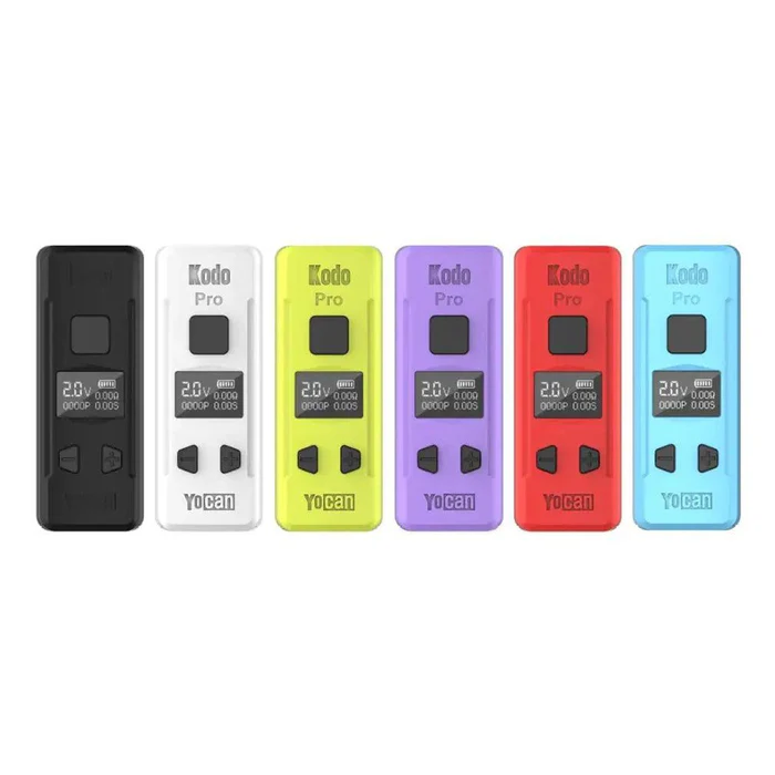 Yocan Kodo Pro 400mAh Cartridge Vaporizer Box Mod - Display of 20 (MSRP $9.00 Each) 