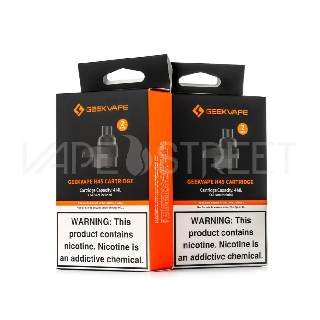 GeekVape H45 5ML Refillable Pod - Pack of 2 (MSRP $9.99)