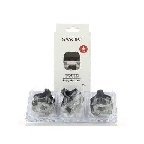 SMOK IPX 80 5.5ML RPM / RPM 2 Empty Refillable Replacement Pod - Pack of 3 (MSRP $7.00 Each)
