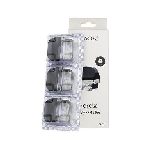 SMOK NORD X 6ML UNFILLED REPLACEMENT POD PACK OF 3 (MSRP $3.00 EACH)