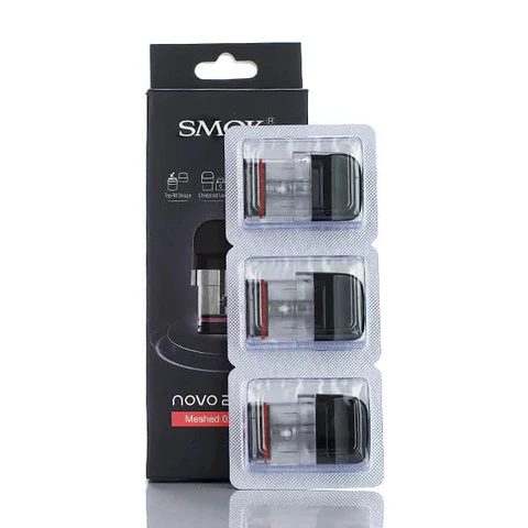 SMOK NOVO 2X 2ML Refillable Replacement Pod - Pack of 3 (MSRP $15.00)