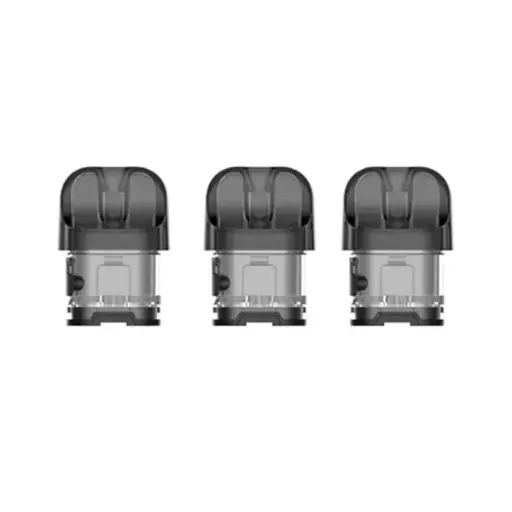 [SKU-100080] SMOK Novo 4 Mini 2ML Refillable Replacement Pod - Pack of 3 (MSRP $15.00) - Transparent Black