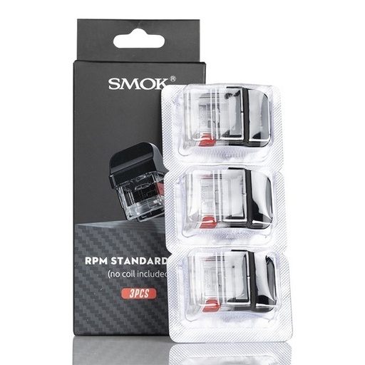 [SKU-100103] SMOK RPM Refillable Replacement Pod Without Coil - Pack Of 3 (MSRP $10.00) - Standard Pod (4.3ML)