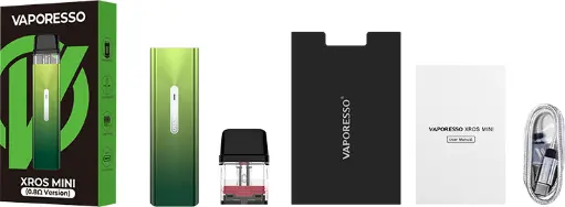 Vaporesso XROS Mini 1000mAh Pod System Starter Kit With Refillable 2ML Pod (MSRP $20.00) 