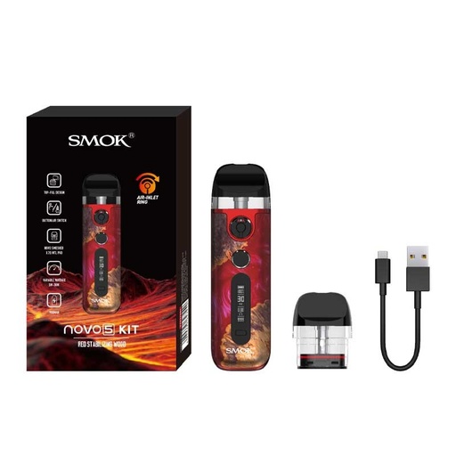 SMOK Novo 5 900mAh Pod System Starter Kit With 2 x 2ML Refillable Pod (MSRP $35.00)