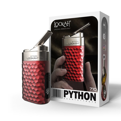 Lookah Python 650mAh Variable Voltage Vaporizer Kit With 710 Quartz Coil & Digital Screen (MSRP $65.00) 