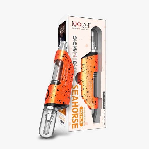 Lookah Seahorse Pro Plus Spatter Edition 650mAh Variable Voltage Dab Pen Vaporizer (MSRP $58.00) 