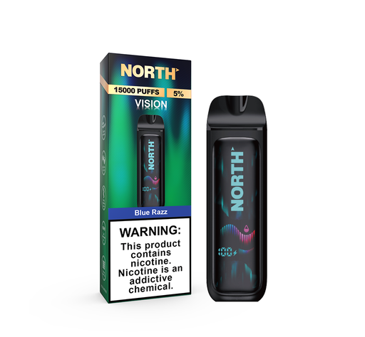 North Vision 15K Puffs - Display of 5