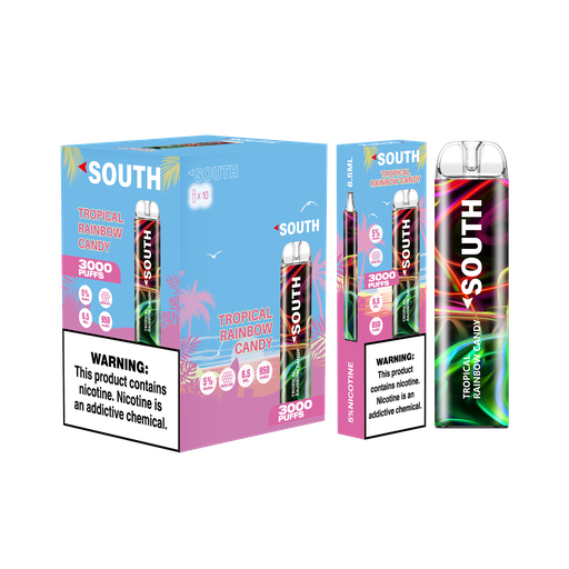 South 3K Puffs - Display of 10