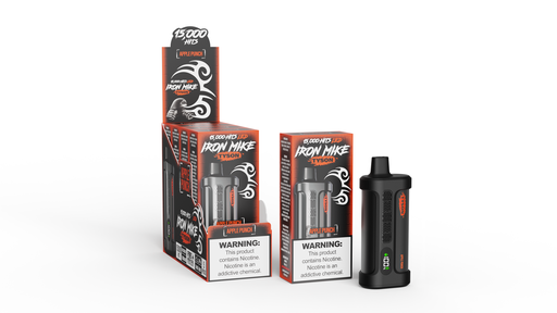 IRON MIKE Tyson 15K Puffs  - Display of 5