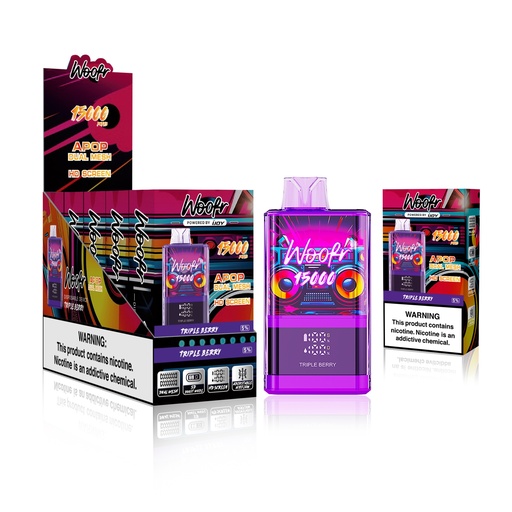 Woofr 15000 Powered by iJoy 20ML 15000 Puffs - Display of 5