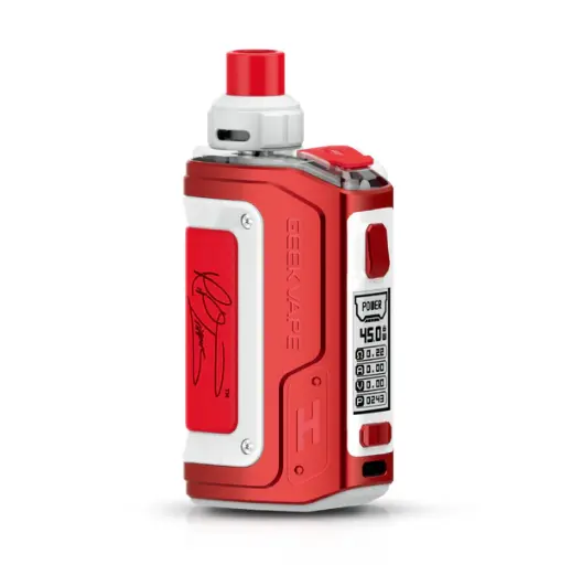 GeekVape H45 1400mAh Pod Mod Starter Kit With Refillable 4ML Cartridge Pod (MSRP $65.00) 