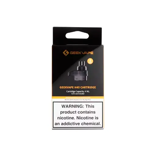 GeekVape H45 4ML Refillable Replacement Cartridge Pod - Pack of 2 (MSRP $12.99) 