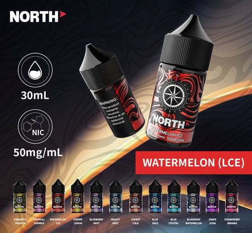 North Nicotine Salt E-Liquid 30ML (MSRP $19.99)