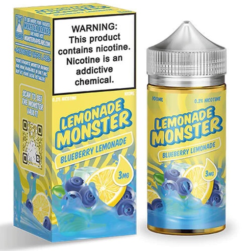 Lemonade Monster Synthetic Nicotine E-Liquid 100ML By Jam Monster (MSRP $19.99)