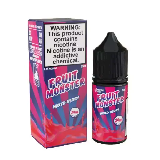 Fruit Monster Synthetic Nicotine Salt E-Liquid 30ML (MSRP $20.00)
