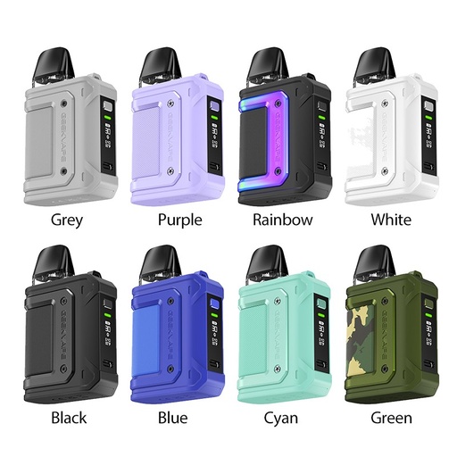 GeekVape Aegis Hero Q 1300mAh Pod System Starter Kit With 2 x Refillable 2ML GeekVape Q Cartridge Pod (MSRP $35.00)