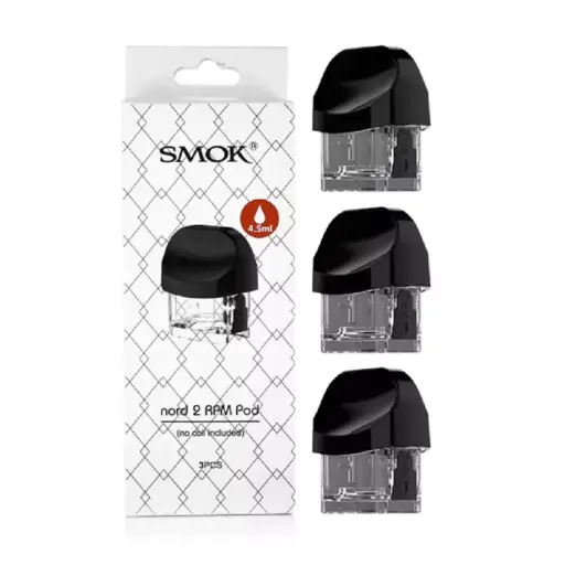  SMOK Nord 2 4.5ML Refillable Replacement Pod - Pack of 3 (MSRP  $6.00)