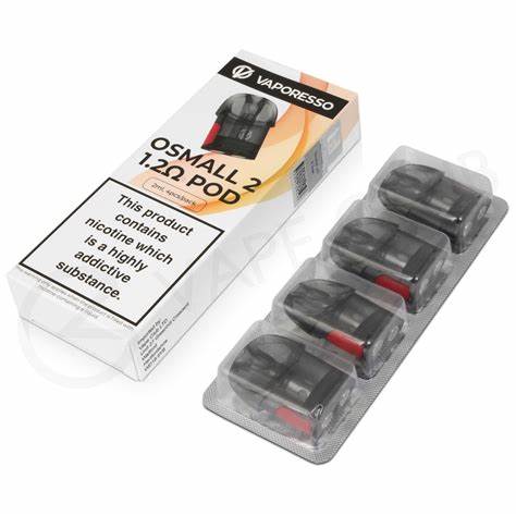 [SKU-107379] Vaporesso OSMALL 2 2ML Refillable Replacement Pod - Pack of 4 (MSRP $15.00)