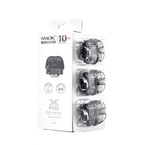 [SKU-107446] SMOK POZZ X 4.5ML Refillable Replacement RPM Pod - Pack of 3 (MSRP $3.00 Each)