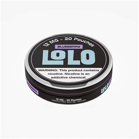  LoLo Tobacco Free Nicotine Pouches - 20 Pouches Per Can - Pack of 5 Cans (MSRP $5.00 Each)
